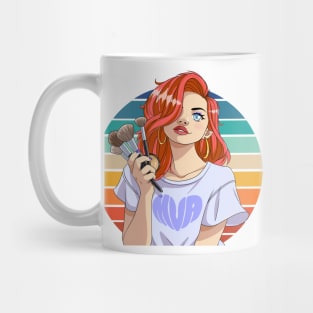 Professional Makeup Artist MUA Cosmetology Beauty Salon Girl Mug